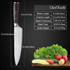 Chef Knife 8 Inch Forged, Ultra Sharp Kitchen Knife Made of German High Carbon Stainless Steel