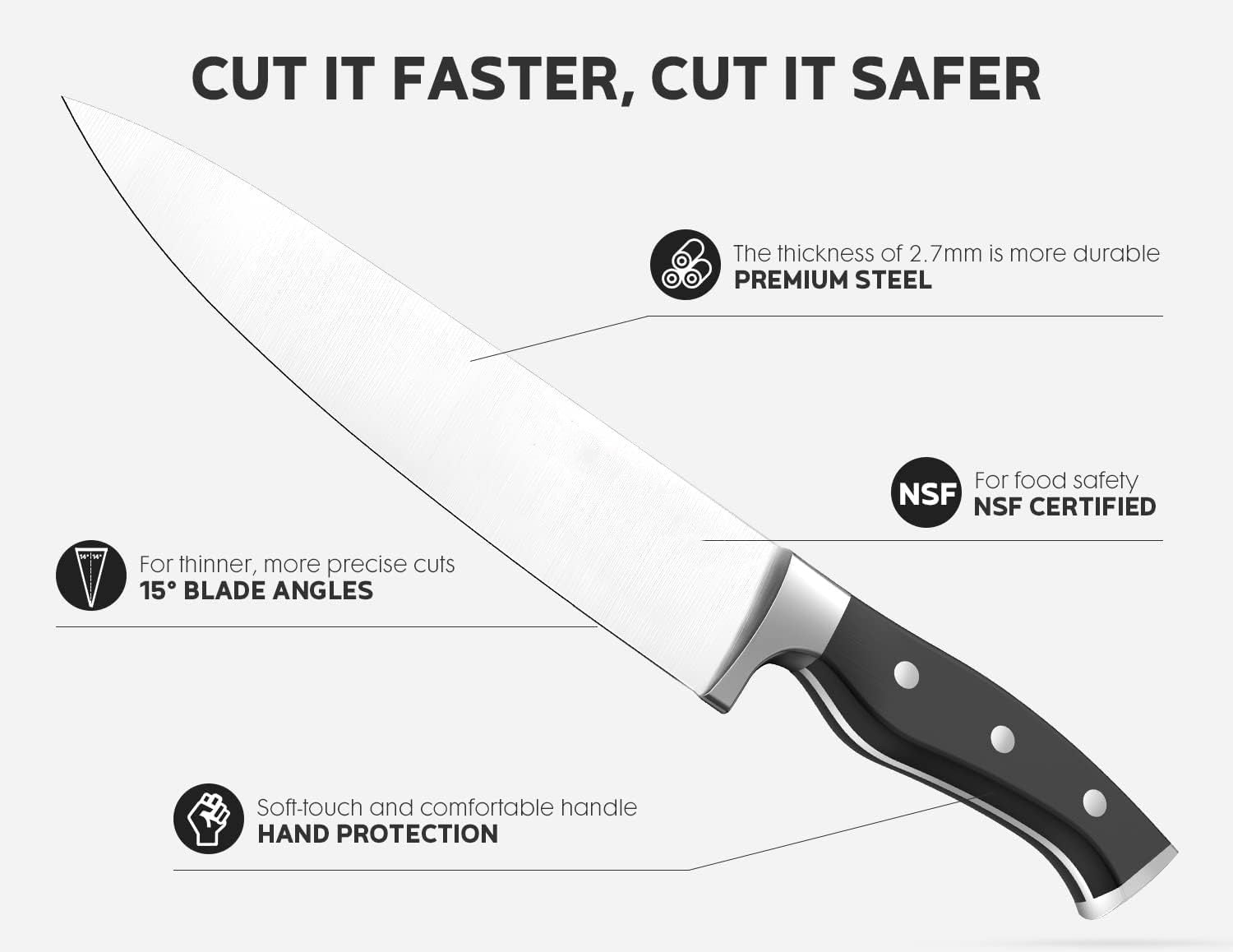 Kitchen Knife Set (3 Piece) - SharpWorx