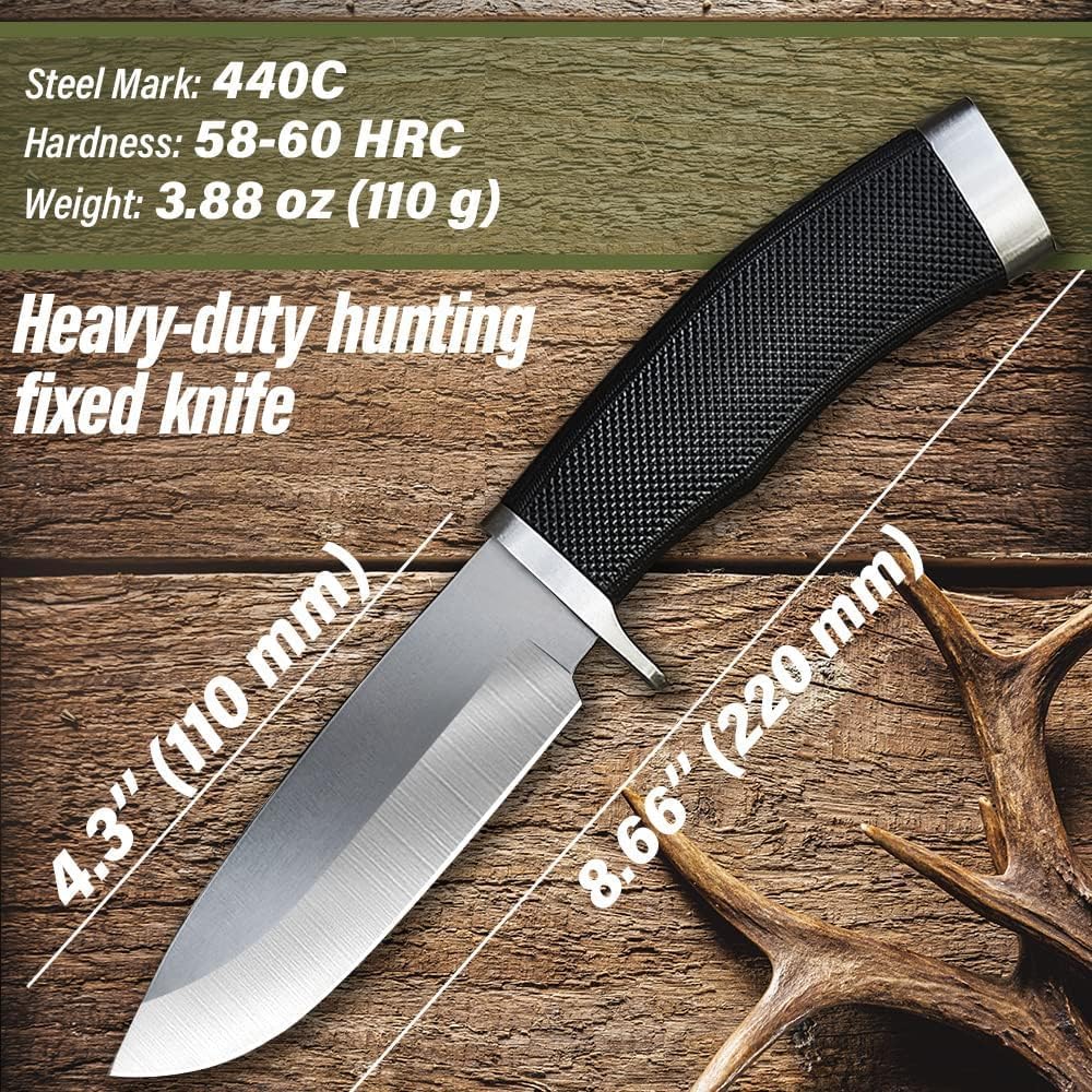 Tactical Camping Hunting Hiking Knife - SharpWorx